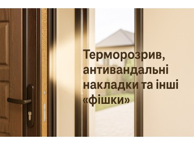 Терморозрив, антивандальні накладки та інші “фішки”: що варто знати перед покупкою